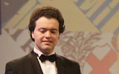 Evgeny Kissin  at a concert in Tel Aviv on December 24, 2011 (photo credit: CC BY-SA Levg, Wikimedia Commons)