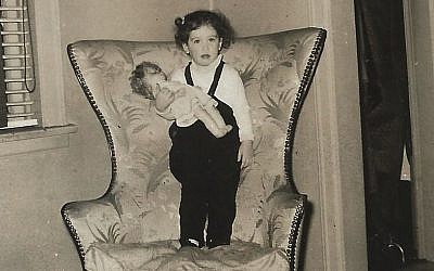This photo from Jan. 1, 1959, taken on Pamela Graff Wolfson’s second birthday, helped reunite her with Israeli cousins she never knew existed. (photo credit: Masha Poplinger/JTA)