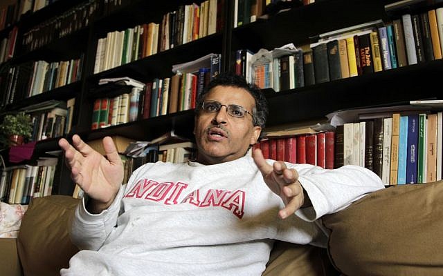 Mohammad F. Al Qahtani, a human rights and democracy activist speaks at his home in Riyadh, Saudi Arabia, February 9, 2011. (photo credit: AP/Hassan Ammar) Mohammad F. Al Qahtani, a human rights and democracy activist speaks at his home in Riyadh, Saudi Arabia, February 9, 2011. (photo credit: AP/Hassan Ammar)
