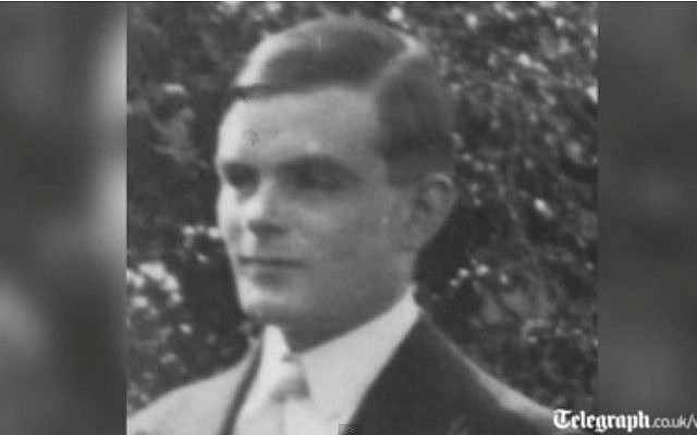 British mathematician Alan Turing. (screen capture: Youtube/The Telegraph)
