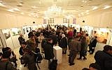 The artists checking out the exhibit (photo credit: Yossi Gamzo Letova)