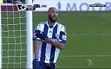 Nicolas Anelka makes the 'quenelle' gesture on December 28 (photo credit: screenshot)