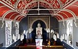 The interior of the Bradford Reform Synagogue. (Photo credit: CC, BY-SA, Bradford4life/Wikipedia)