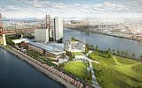 Artist's rendering of the Cornell-Technion high-tech campus (Kilograph)