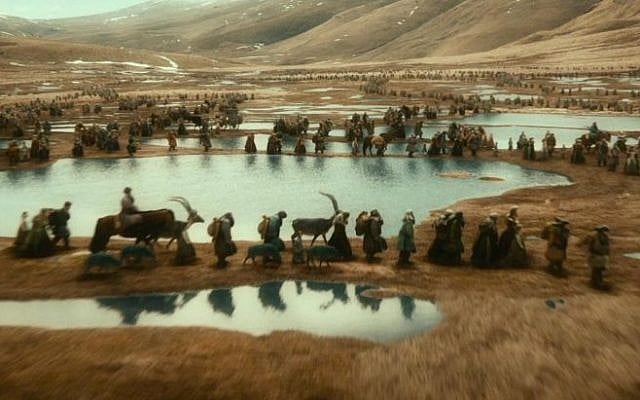 The dwarves of Erebor flee their homeland in last year's 'The Hobbit: An Unexpected Journey.' (photo courtesy: Warner Bros.) The dwarves of Erebor flee their homeland in last year's 'The Hobbit: An Unexpected Journey.' (photo courtesy: Warner Bros.)