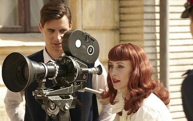Harry Lloyd and Vera Farmiga in 'Closer to the Moon' (photo credit: courtesy Mandragora Movies)