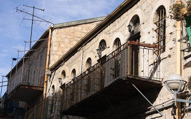 Restored houses in Nahalat Shiva (photo credit: Shmuel Bar-Am)