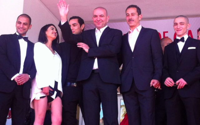 The 'Omar' cast at Cannes, with director Hany Abu-Assad in the center (photo credit: Courtesy 'Omar' by Hany Abu-Assad Facebook page) The 'Omar' cast at Cannes, with director Hany Abu-Assad in the center (photo credit: Courtesy 'Omar' by Hany Abu-Assad Facebook page)