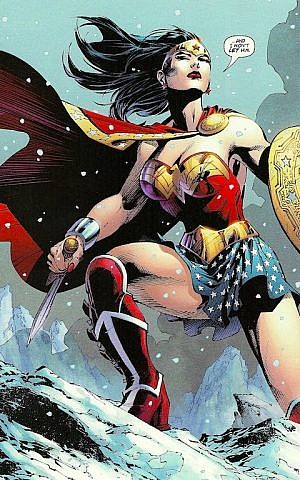 Gal Gadot to play Wonder Woman in future 'Man of Steal' film. (photo credit: courtesy DC Comics)