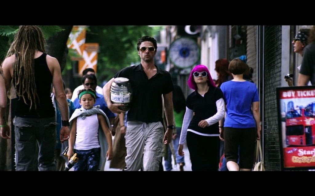 'Wish I Was Here' with Zach Braff, Joey King and Pierce Gagnon (photo credit: Lawrence Sher)