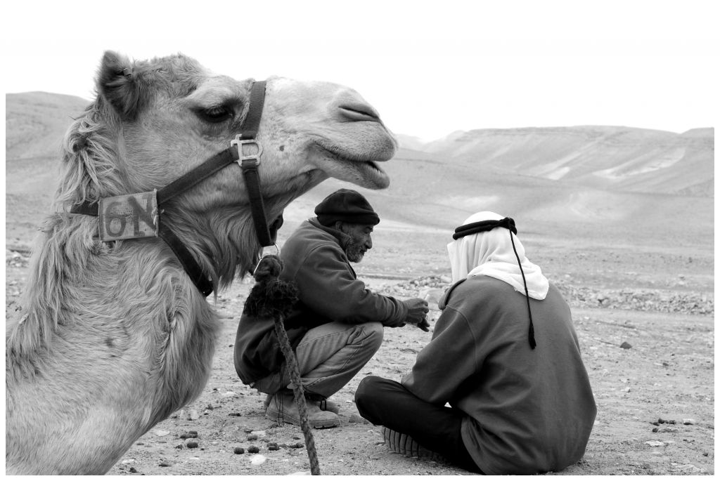 This untitled photo was taken by Federico Kremenchuzky in the desert near the Bedouin tents. "I saw these men sitting, drinking their tea and wanted to capture the authenticity of this moment." (photo credit: Federico Kremenchuzky)
