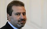 A file photo of Palestinian ambassador to the Czech Republic Jamel Al-Jamal, who was killed in an explosion in his residence in Prague-Suchdol, Thursday, January 1, 2014 (photo credit: AP/CTK, Krumphanzl Michal)