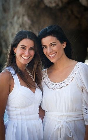 Saba Soomekh (left) with her Hollywood actress sister Bahar Soomekh. (courtesy)