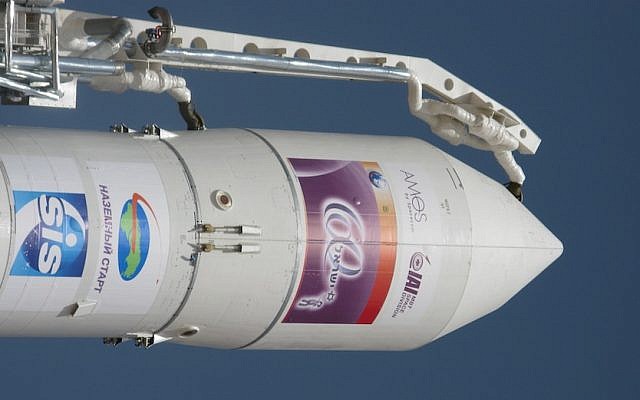 The AMOS 3 satellite (Photo credit: Spacecom via Tsahi Ben-Ami/FLASH 90) The AMOS 3 satellite (Photo credit: Spacecom via Tsahi Ben-Ami/FLASH 90)