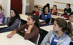 A religious school for girls in Gush Etzion, September 1, 2009 (Gershon Elinson/Flash90)