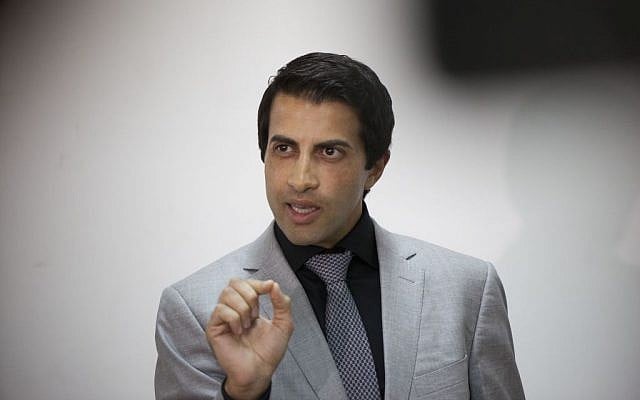 Mosab Hassan Yousef, son of Hamas leader Hassan Yousef. (Yonatan Sindel/Flash90)