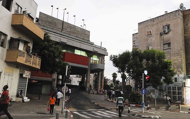 Illustrative photo of the Central Bus Station in south Tel Aviv. (Zuzana Janku/Flash90/File)