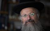 Rabbi Shmuel Eliyahu in 2013. (Flash90/Yonatan Sindel)
