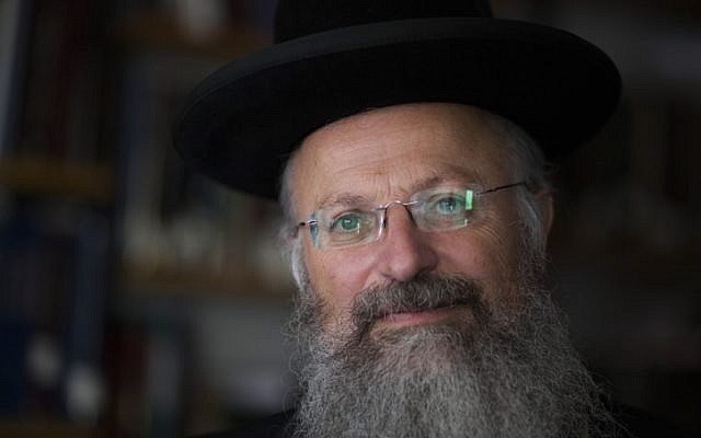 Rabbi Shmuel Eliyahu in 2013. (photo credit: Flash90/Yonatan Sindel)