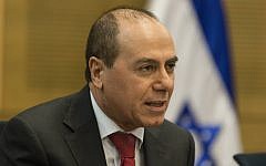 Energy and Water Minister Silvan Shalom, December 23, 2013. (photo credit: Flash90)