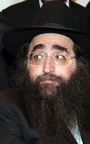 Rabbi Yoshiyahu Yosef Pinto (Gideon Markowicz/Flash90)