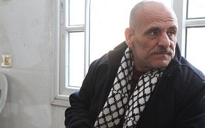 Freed Fatah terrorist Ahmad Kamil at home in Qabatiya (photo credit: courtesy Shlomi Gabbai/Walla News)
