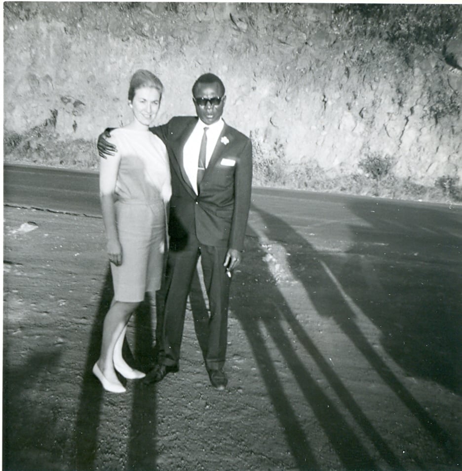 Ruth Baker Ndesandjo and her former husband, Hussein Obama  (Courtesy Mark Okoth Obama Ndesandjo)