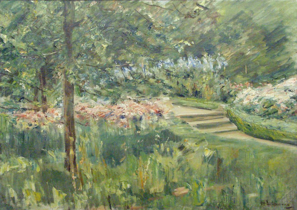 Max Liebermann's Garden of Wannsee (1923), restituted by the Israel Museum (Courtesy Israel Museum)