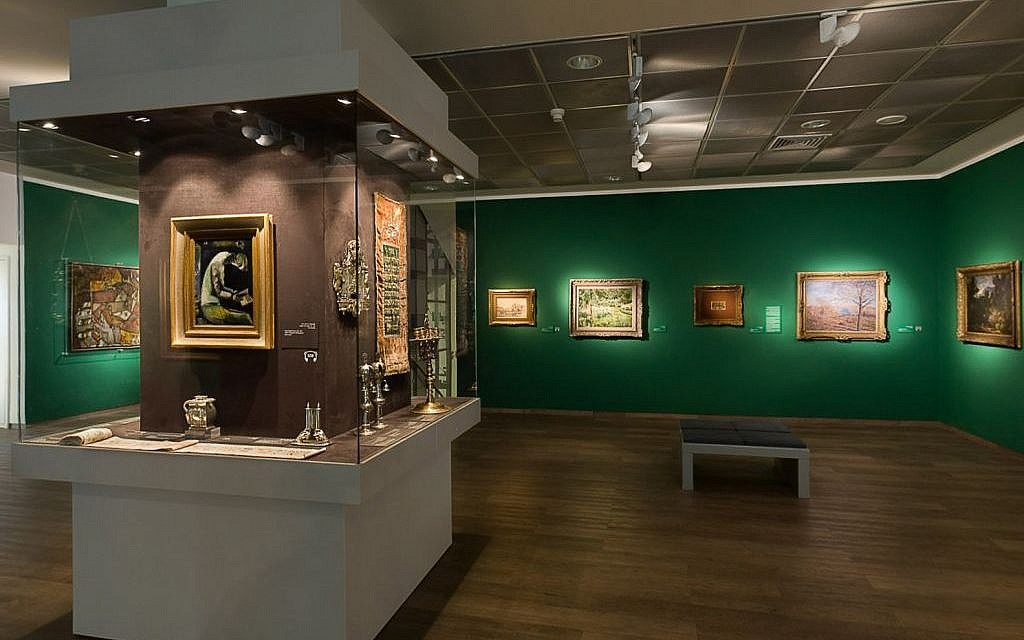 A gallery shot from the Israel Museum exhibition, 'Orphaned Art: Looted Art from the Holocaust' (photo credit: Yossi Kolesnikov) A gallery shot from the Israel Museum exhibition, 'Orphaned Art: Looted Art from the Holocaust' (photo credit: Yossi Kolesnikov)