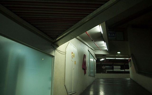 A view of the ramp leading up to the platform from which the bus from Jerusalem to Cairo used to depart in better days -- one more secret spot lurking within the station's labyrinthine depths. (photo credit: Yifa Yaakov/The Times of Israel) A view of the ramp leading up to the platform from which the bus from Jerusalem to Cairo used to depart in better days -- one more secret spot lurking within the station's labyrinthine depths. (photo credit: Yifa Yaakov/The Times of Israel)