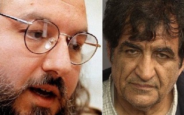 Jonathan Pollard, left, and and alleged Iranian spy Mozaffar Khazaee. (photo credit: AP/Karl DeBlaker, courtesy Essex County, Connecticut, USA) Jonathan Pollard, left, and and alleged Iranian spy Mozaffar Khazaee. (photo credit: AP/Karl DeBlaker, courtesy Essex County, Connecticut, USA)