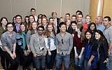 AJC Project Interchange student delegates pose with US Secretary of State John Kerry. (photo credit: AJC Project Interchange)