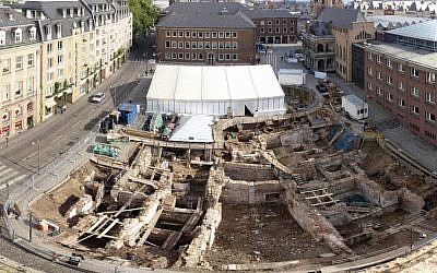 Digging up a medieval Jewish quarter in the heart of Cologne (photo credit: Cologne Municipality)
