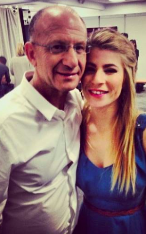 Tamar and her father (Courtesy Tamar Friedman)