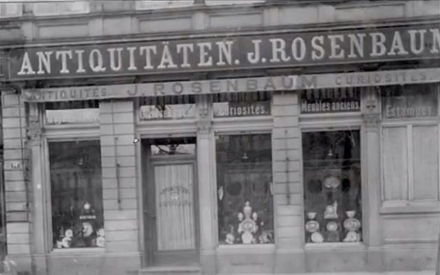 Frankfurt gallery of Guelph treasure dealers Rosenbaum and Rosenberg. (photo credit: YouTube screenshot)