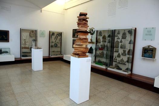 One of the rooms displaying the Ein Harod Judaica collection (Courtesy Ein Harod)