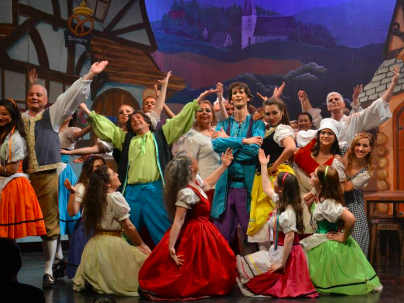 Light Opera of the Negev put on 'Beauty and the Beast' last year (Courtesy LOGON)