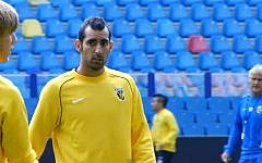Israeli soccer player Dan Mori, 2012. (photo credit: screen capture:YouTube/Vitesse TV)