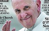 Pope Francis I on the cover of Rolling Stone (screen capture)