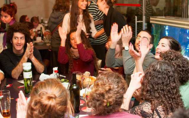 Getting into it during the Winter Noise festival (Courtesy Sheon Choref)