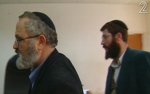Eli Cohen, left, and Avihai Weinstein are suspected of selling arms to Iran. (screen capture: Channel 2) Eli Cohen, left, and Avihai Weinstein are suspected of selling arms to Iran. (screen capture: Channel 2)