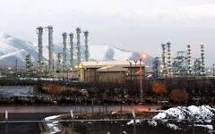 Iran's Arak heavy water reactor (photo credit: Hamid Foroutan/ISNA/AFP)