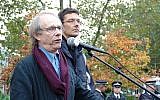 Film director Ken Loach speaks at a rally for workers' rights in London (CC BY 2.0 Bryce Edwards via Wikimedia Commons)