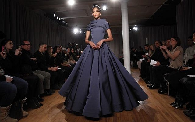 evening dresses zac posen sachin and babi light blue dress ZAC POSEN Cape-effect pleated chiffon gown main image 1
