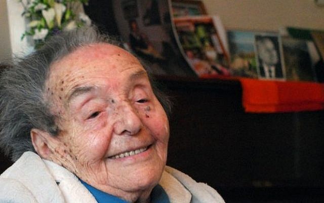 Alice Herz-Sommer, now 110 and pictured here on her 107th birthday, is the subject of an Oscar-nominated documentary. (Polly Hancock/JTA) Alice Herz-Sommer, now 110 and pictured here on her 107th birthday, is the subject of an Oscar-nominated documentary. (Polly Hancock/JTA)