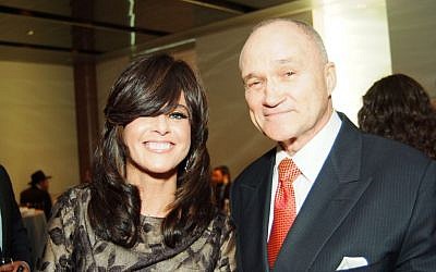 Illustrative: Devorah Halberstam honored Raymond Kelly, the former commissioner of the New York Police Department, at a gala dinner at the Jewish Children's Museum in May 2013. (photo credit: Jewish Children's Museum/ JTA)