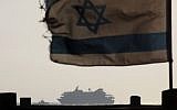 The Mavi Marmara is seen of the coast of Israel in May 2010 (Photo credit: Kobi Gideon/FLASH90)