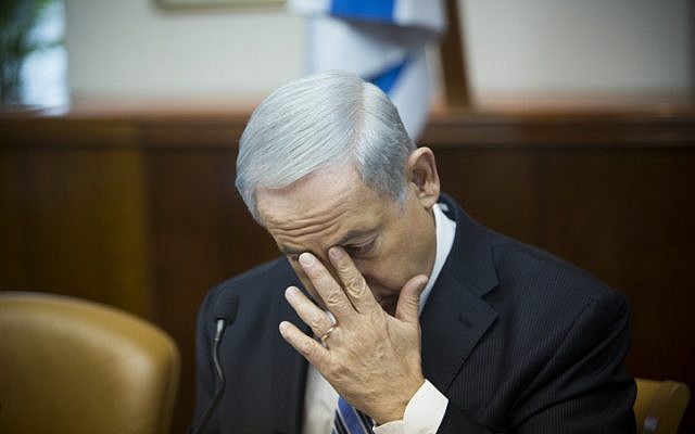 Prime Minister Binyamin Netanyahu at the Prime Minister Office in Jerusalem on February 2, 2014. (photo credit: Yonatan Sindel/Flash90) Prime Minister Binyamin Netanyahu at the Prime Minister Office in Jerusalem on February 2, 2014. (photo credit: Yonatan Sindel/Flash90)