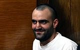 Hagai Felician, who in 2013 was declared a suspect in the deadly 2009 Bar Noar shooting in Tel Aviv, but whose case was dropped after a key witness against him was determined to have lied. (Flash90)