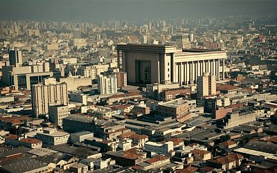 Video still from Yael Bartana's 'Inferno,' 2013 (courtesy of Petzel Gallery, New York; Annet Gelink Gallery, Amsterdam, and Sommer Contemporary Art, Tel Aviv)